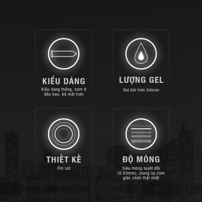 Bao cao su LifeStyles Zero làm từ cao su thiên nhiên cao cấp siêu mỏng truyền nhiệt tốt cho cảm giác chân thật ( 3 Bao / Hộp ) - Xuất xứ Úc ( Hàng Chính Hãng )