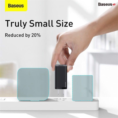 Củ sạc siêu nhanh, nhỏ gọn Baseus GaN2 Lite Quick Charger 65W - Hàng chính hãng