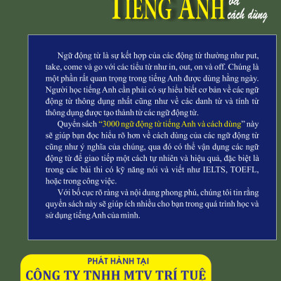 3000 ngữ động từ tiếng Anh và cách dùng