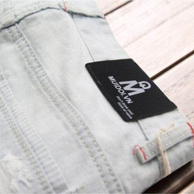 Quần short jean nam xanh bạc Q32