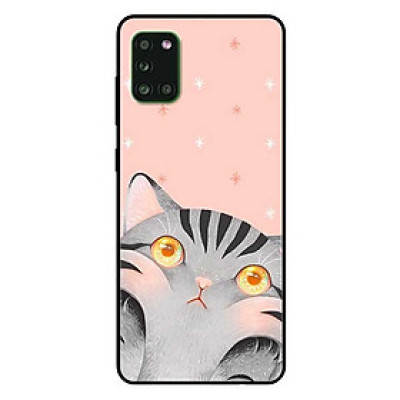 Ốp lưng dành cho Samsung A31 mẫu Mèo Hồng