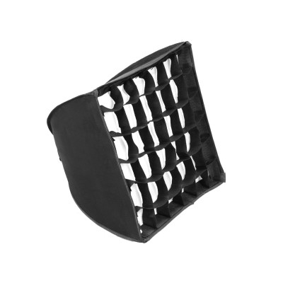 Softbox 30 * 30cm / 11,8 * 11,8 inch có lưới Tương thích với Đèn video LED tiêu điểm Godox S30