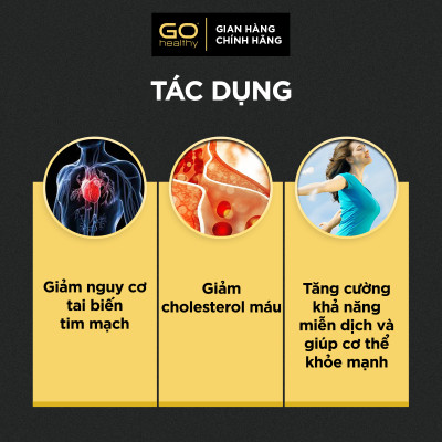GO CO Q10 160MG 30 VIÊN - Viên uống bổ tim nhập khẩu chính hãng GO Healthy New Zealand