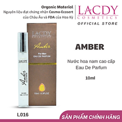 Nước hoa Nam hương hổ phách Amber L016 (10ml)
