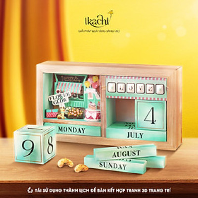 Hộp quà tặng cao cấp IKACHI - HÀNH TRÌNH HẠNH PHÚC - Hộp quà tặng có thể thay đổi thông điệp tạo dấu ấn cá nhân