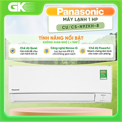 Máy lạnh Panasonic 1.0HP CU/CS-N9ZKH-8 - Hàng chính hãng - Chỉ giao HCM
