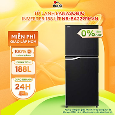 Tủ lạnh Panasonic 188 lít NR-BA229PKVN - HÀNG CHÍNH HÃNG