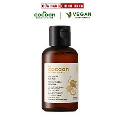 Gel bí đao rửa mặt the Cocoon140ml dùng cho da dầu, sạch mụn thuần chay