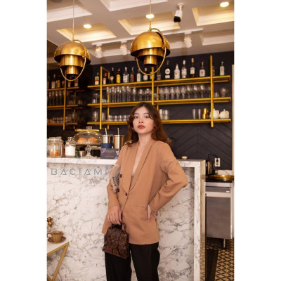 Baciami-Quần Dài Ống Thụng Có Dây Kéo