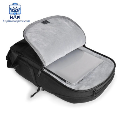 Balo chống thấm nước hàng chính hãng WiWU Warriors X Pro 15.6 inch: Cordura 1000D Nylon, da PU, chống sốc, giữ form