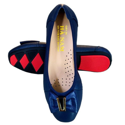 Giày Nữ Búp Bê Đế Bệt Da Bò Thật TiTi ĐÔ Cao Cấp GBBN2047d