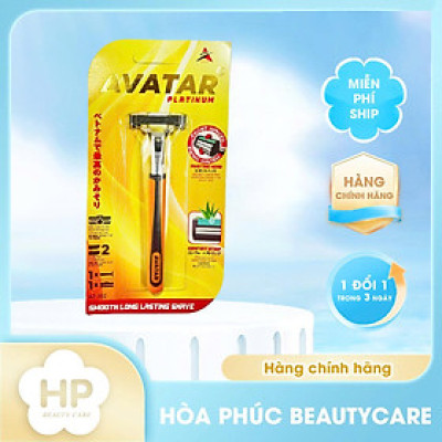  AVATAR Dao cạo râu 2 lưỡi, thay đầu (1 cây/vĩ) 