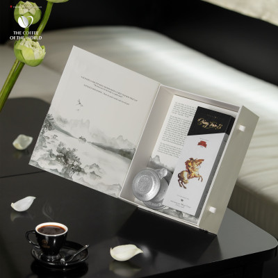 Trung Nguyên Legend - Hộp Quà Tặng Cà Phê Sáng Tạo 8 - Bộ Quà Tặng Giàu Có