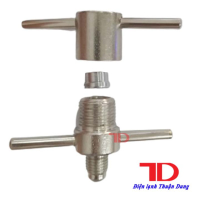 Bộ nối cáp và nối ống nhanh cho tủ lạnh, máy lạnh phi 3-4 5-6 - Điện Lạnh Thuận Dung