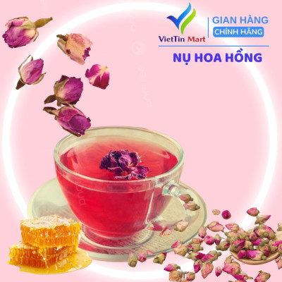 Nụ Hoa Hồng Đà Lạt (Nguyên Nụ, Khô, Thơm, Đẹp) Viettin Mart 100G