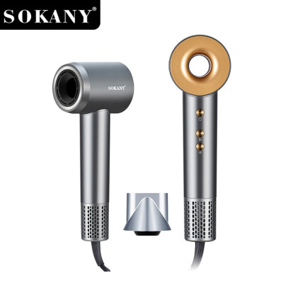 Máy sấy tóc 2 chiều nóng lạnh SOKANY SK-14020 công suất lớn 2400W, cung cấp ion âm chăm sóc tóc chuyên nghiệp - HÀNG CHÍNH HÃNG - DELIYA