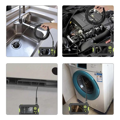 Camera Nội Soi Công Nghiệp Màn Hình Cầm Tay 4,3 inch 8mm 2.0mp Cáp Mềm Với Pin 18650mAh P30 - Hàng Nhập Khẩu