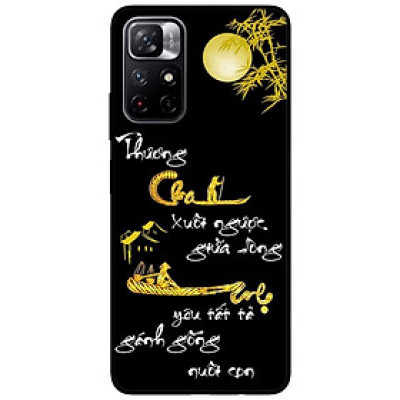Ốp lưng dành cho Xiaomi Redmi Note 11 5G - Redmi Note 11T - Redmi Note 11S - Thư Pháp Cha Mẹ Vàng