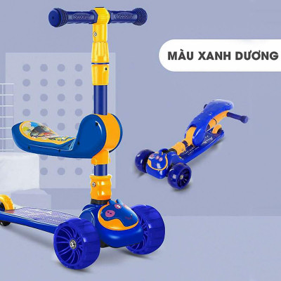 Xe Trượt Scooter Cao Cấp 3 Bánh Phát Sáng Mẫu Mới 2024 - Hàng chính hãng