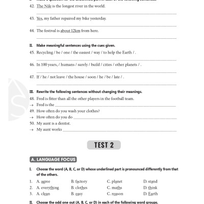 Đề Kiểm Tra Tiếng Anh 6 Global Success - Mai Lan Hương