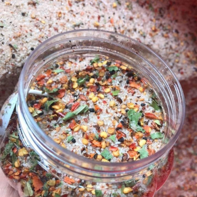 Muối Chẩm Chéo Điện Biên 250g, đặc sản dân tộc Thái Mường Phăng, hũ to siêu ngon loại nhiều mắc khén thơm lừng