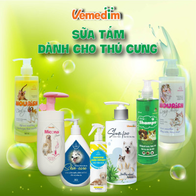 Vemedim Nourish Shiny nước hoa dành cho mèo với mùi thơm sang trọng, chai 50ml