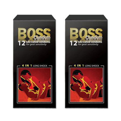 Bộ 2 Bao Cao Su Boss 12s 4 trong 1