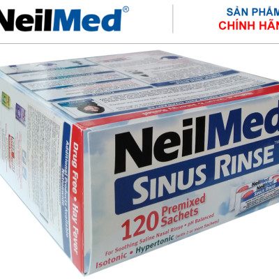 Gói Hỗn Hợp Muối Rửa Mũi Xoang Người Lớn NeilMed SinusRinse Adult Sachets - Xuất xứ Mỹ (Hộp 120 gói)