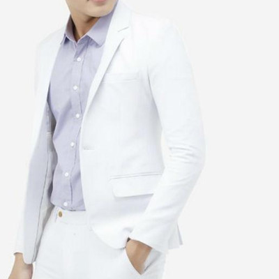 Áo Vest Nam Cài Nút Titishop AVN113 - Trắng
