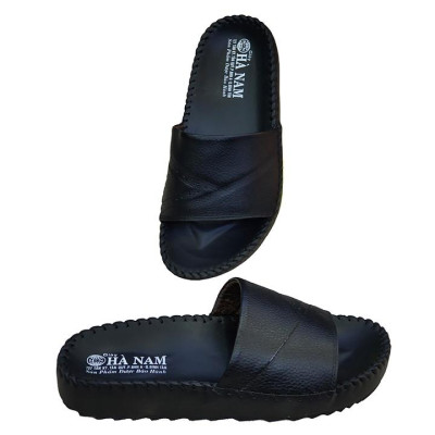 Dép Nam Quai Ngang Da Bò Thật TiTi ĐÔ Cao Cấp DNA2079d