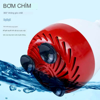 Máy bơm hút đáy BAOYU BY-302 16W bơm chìm hút cặn 360 độ bể cá cảnh thủy sinh BY302