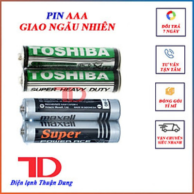 Pin AAA đa năng giao ngẫu nhiên Hàng chính hãng - Điện Lạnh Thuận Dung