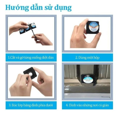 Bộ 6 Viên Mồi Diệt Gián, Thuốc Diệt Côn Trùng Sinh Học Không Độc Hại Dùng Trong Nhà Bếp, Hộ Gia Đình