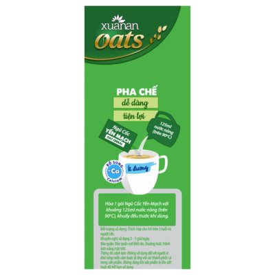 Combo 5 túi: NC Óc Chó Mè Đen+YM Hạnh Nhân+Gạo Lức Huyết Rồng+Dinh Dưỡng Canxi+NC Yến Mạch[ít đường 400gr](Tặng Kèm 2 Túi Yến Mạch 150G)