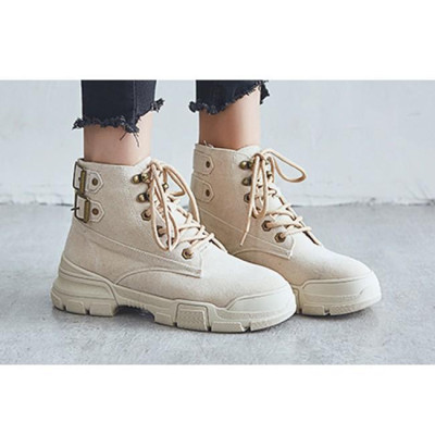 ️ Bốt nữ martin nhung retro 20469