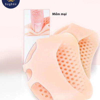 Combo 5 cặp vớ silicone tổ ong đệm êm lòng bàn chân phía trước - BBPK67_5