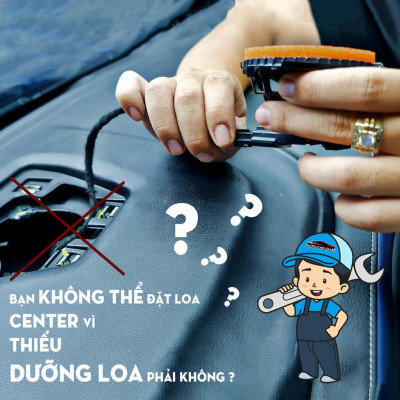 Combo Kèm Dưỡng Loa Trung Tâm và Loa Mid Dành Cho Toyota Cross - Walker VMM35 CAR AUDIO