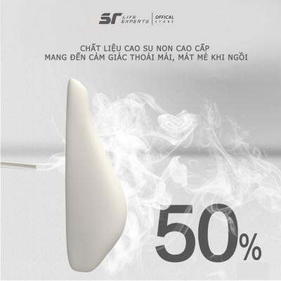 Gối Tựa Lưng Tích Hợp Massage, Đệm Lưng Chống Gù, Giảm Đau Cột Sống Dùng Cho Văn Phòng ô tô - Sairui