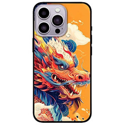 Ốp lưng cho IPhone 14 - 14 Plus - 14 Pro - 14 Pro Max - Rồng Đủ Màu - Hàng Chính Hãng