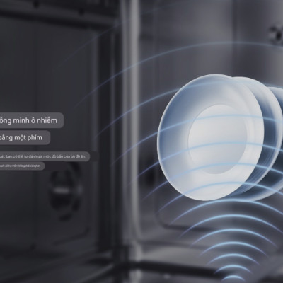 Máy Rửa Chén Bát Xiaomi Mijia S1 12 Bộ – Khử Trùng 99,9% Tiêu Thụ Nước Ít Hơn 85% Rửa Tay, Kết Nối App Xiaomi - Hàng Nhập Khẩu