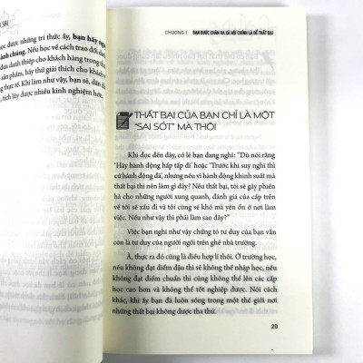 Sách- Có Làm Mới Có Sai - Thất Bại Thực Ra Cũng Là Một Sự Đóng Góp (ML)