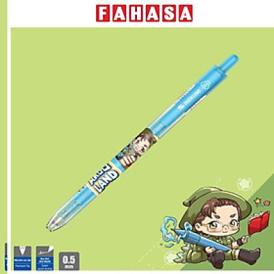 Bút Gel 0.5 mm - Nhân Vật Akooland Tahi - Thiên Long - GEL-074/AK - Mực Xanh