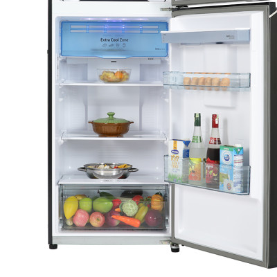 Tủ lạnh Panasonic Diệt Khuẩn 366L NR-TL381GVKV Lấy Nước Ngoài Kháng Khuẩn -  Bộ Cảm biến Econavi - Ngăn Đá Trên - Hàng Chính Hãng