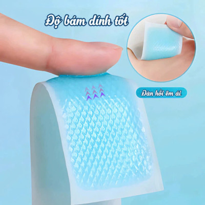 COMBO  4 Miếng Dán LÀM MÁT Cơ Thể ĐIỆN THOẠI Gel Làm Mát Chống Nóng Bạc Hà Tác Dụng 8 Tiếng Không Kích Ứng Da 