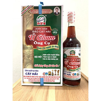 Nước mắm Ủ chum dành cho người ăn nhạt , dung tích 500ml/chai