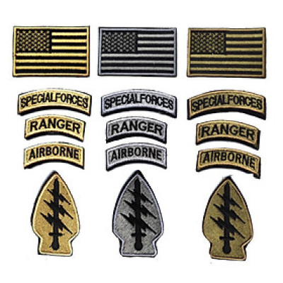 Patch_Velcro vải không quân_Special Forces_Airbone_Ranger chiến thuật