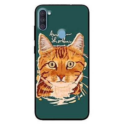 Ốp lưng dành cho Samsung A11 mẫu Mèo Vàng Xanh