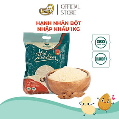 Combo 2 bịch hạnh nhân bột FAMINUTS bịch 1kg làm bánh