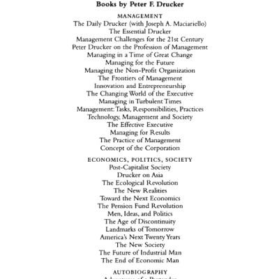 The Effective Executive: The Definitive Guide to Getting the Right Things Done (Harperbusiness Essentials)