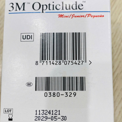 Combo 5 hộp băng dán mắt 3M Nexcare 1537 (dùng cho trẻ nhỏ hơn 4 tuổi), 50 miếng/hộp (mẫu mới)